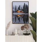 Snow cottage - Cozy winter poster