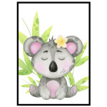 Glad & söt koala barntavla