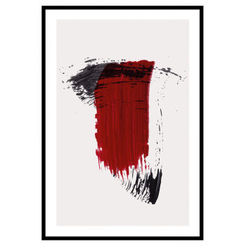 Red Stripes #2 - Grafisk affisch