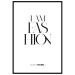 I am fashion trendy text poster