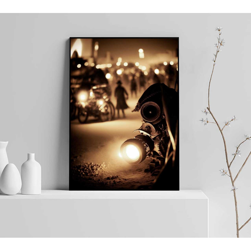 Steampunk Gas Mask - Poster