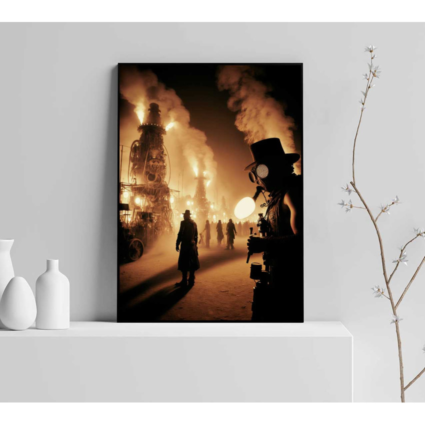 Steamy Town - Steampunk poster