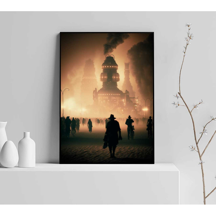 Steamy Town Generator - Steampunk poster