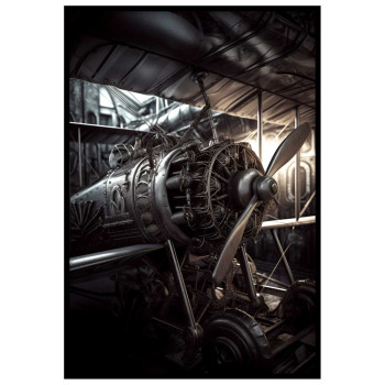 Steampunk Airplane - Cool poster