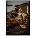 Steampunk Heli - Cool poster