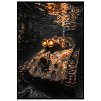 Steampunk Tank - Cool poster