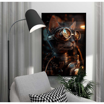Steampunk Kitten - Cool & originell poster