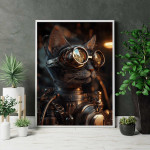 Steampunk Kitten - Cool & originell poster