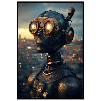 Robotic Steampunker - Poster