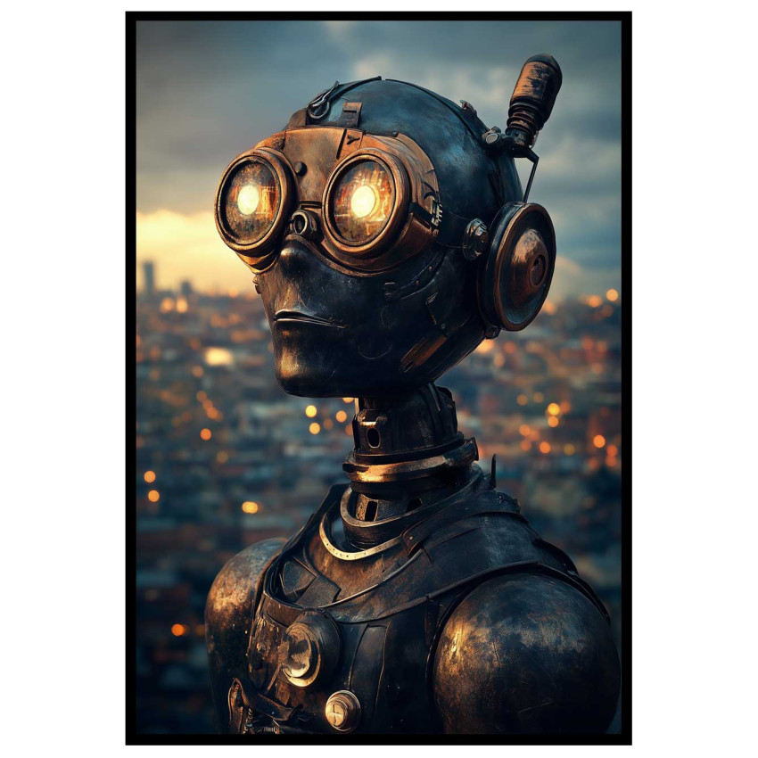 Robotic Steampunker - Poster
