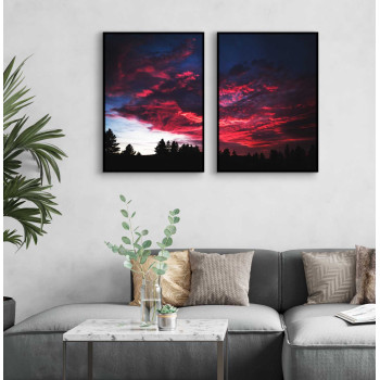 Rosa moln i mörker - Perfect pair poster