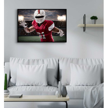 Amerikans fotboll - Snygg sport plansch