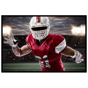 Amerikans fotboll - Snygg sport plansch
