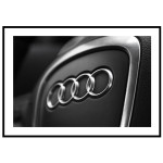 Audi steering wheel poster