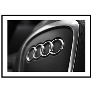 Audi ratt - Stilren bil poster