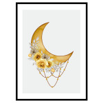 Måne & blommor - Illustrerad barntavla