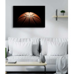 Orange basket ball - Simple sports poster
