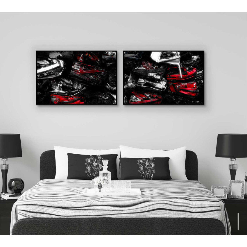 Car Junkyard - Poster in Two Pieces