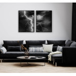 Lightning Thunder - Poster in Two Pieces