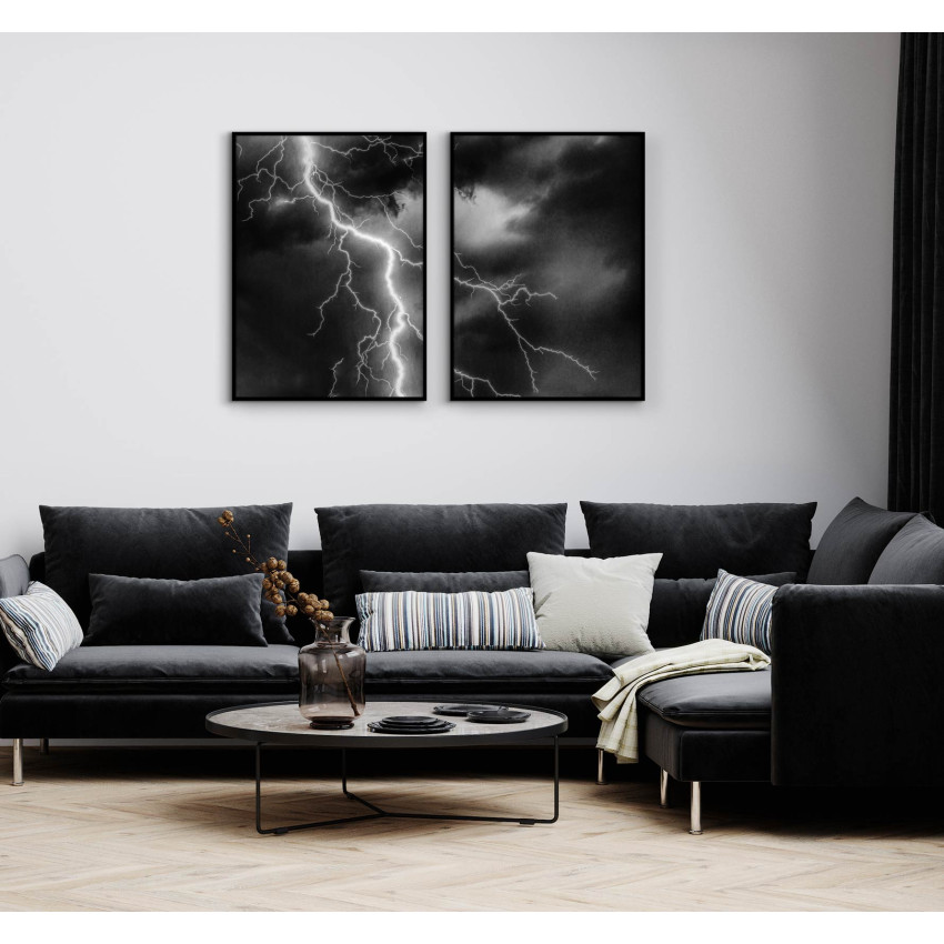 Lightning Thunder - Poster in Two Pieces