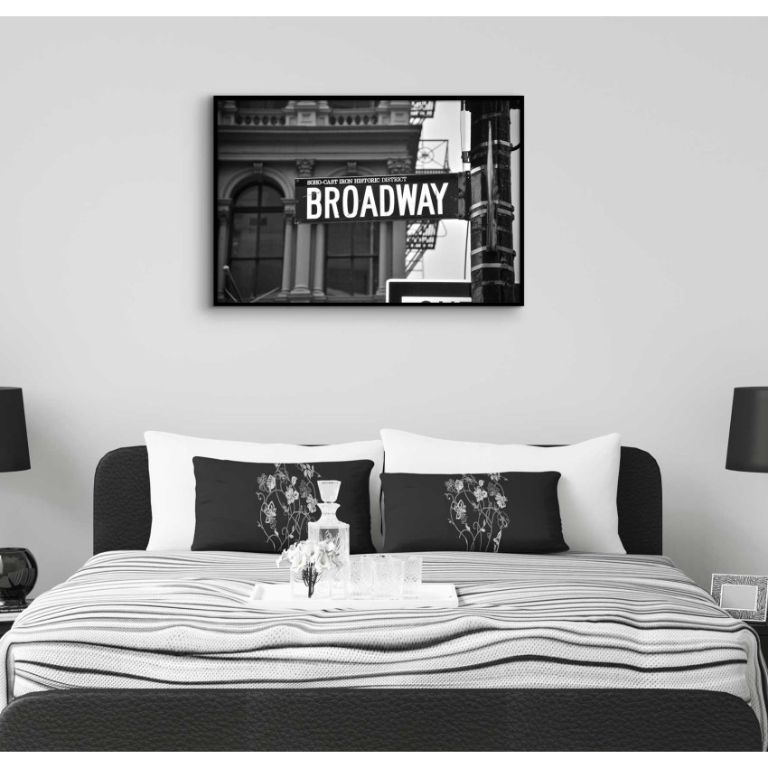 Broadway - Gatuskylt i New York