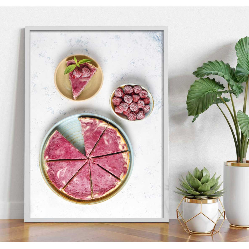 Raspberry cheesecake - Kitchen poster