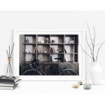 Bockstyre cykel - Retro fashion posters