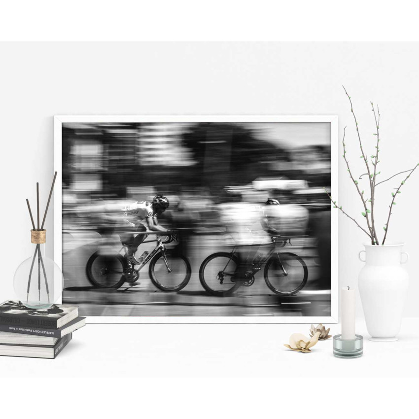 Sports bicycle poster