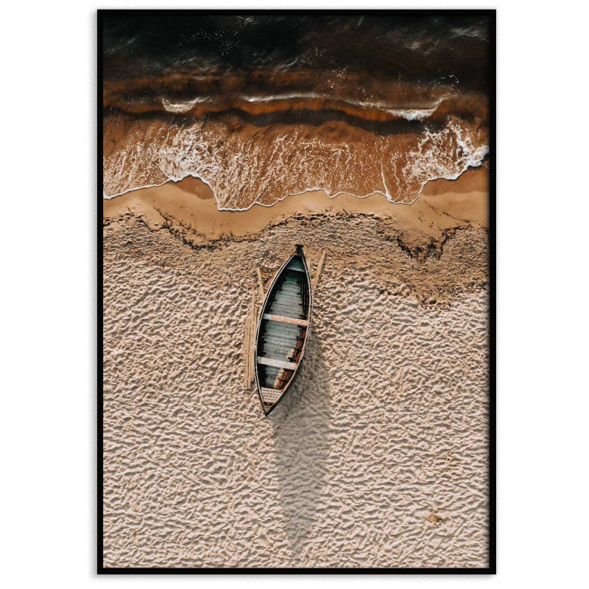 Träeka vid stranden - Harmonisk poster