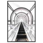 Escalator to heaven - Abstrakt poster