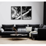 Jeans med öppen dragkedja - 2-delad poster