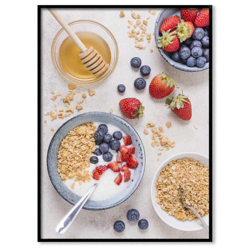 Kitchen poster - Tasteful breakfast