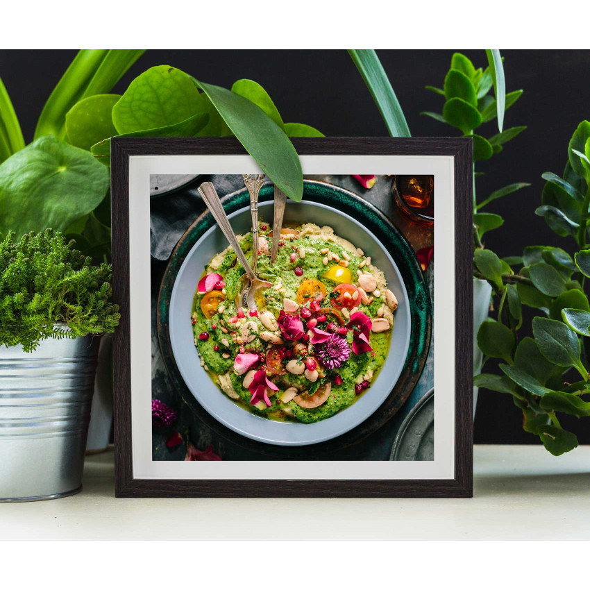 Tallrik med nyttig mat - Kökstavla