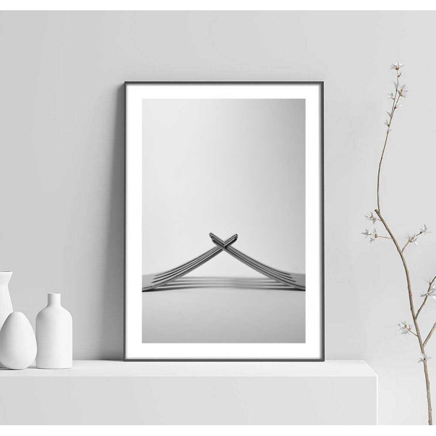 Forks - Simple trendy kitchen poster