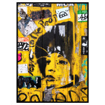 Yellow wall - Urban street poster