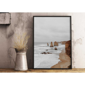 Klippor & vågor havsmotiv