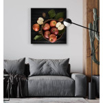 Kitchen square poster - Red apples