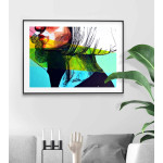 Fashion art girl - Abstract poster