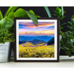 Färgstark naturbild - Fyrkantig tavla