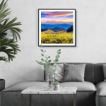 Färgstark naturbild - Fyrkantig tavla