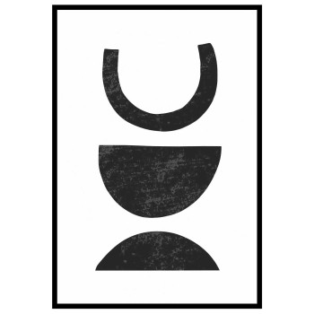 Cirkel konst #3 - Grafisk tavla