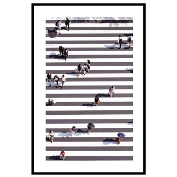 Crossing in Tokyo - Street poster