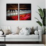 Vintage piano - Perfect pair posters