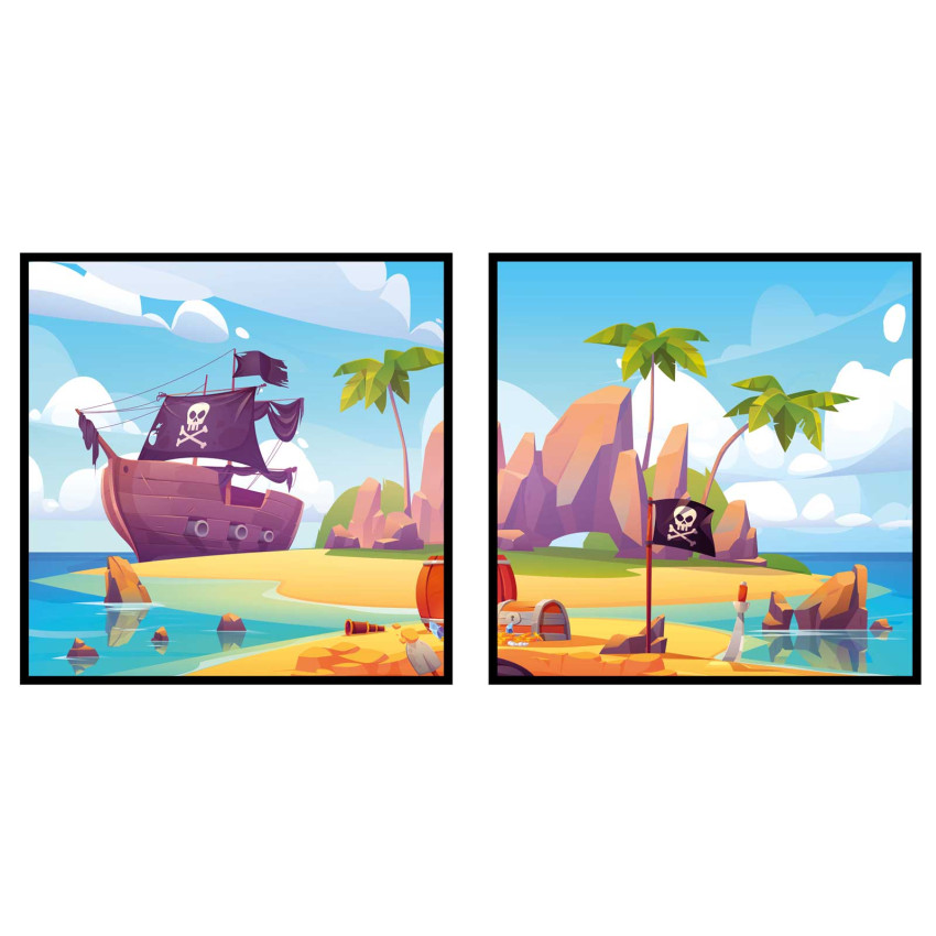 Magical pirates - Cartoon posters