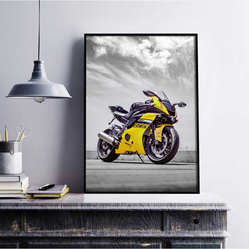 Motorcycle - Simple bike poster