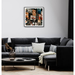 Retro rock music poster