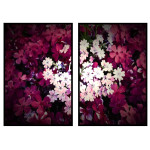 Rosa vackra blommor - Posterset i två delar