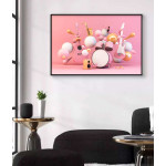 Cute instruments - Pink music poster