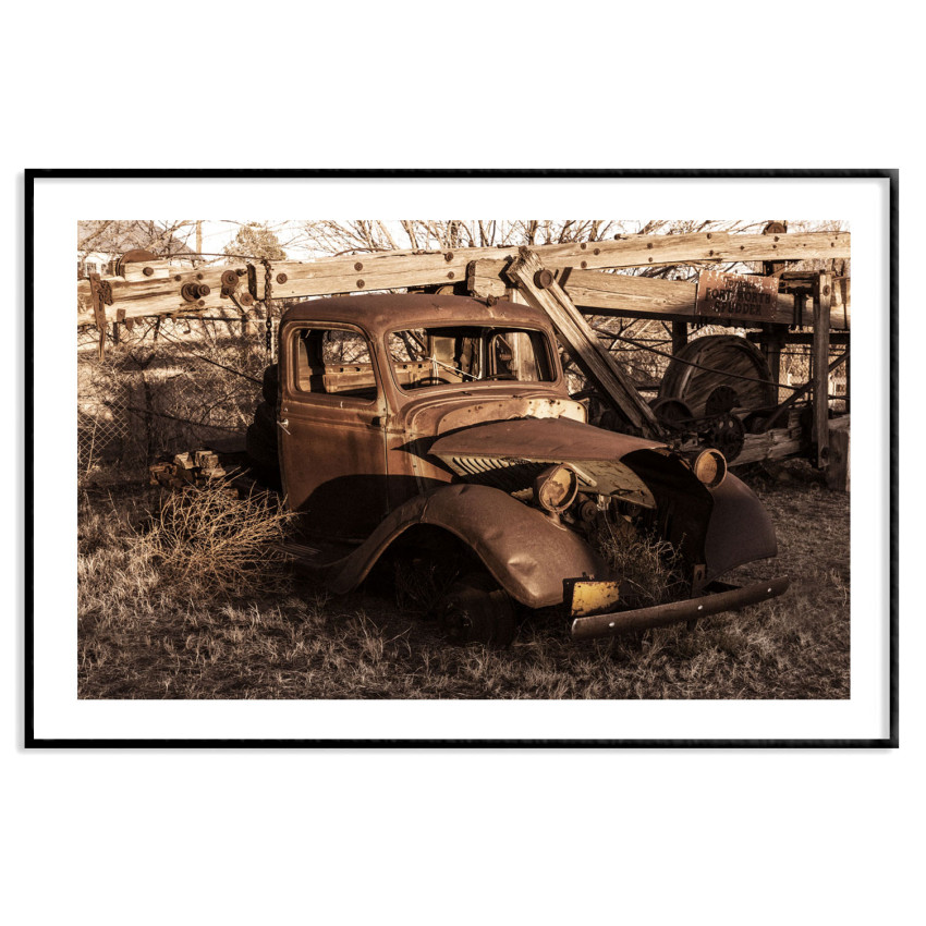 Old Rusty Vintage Truck - Big Poster
