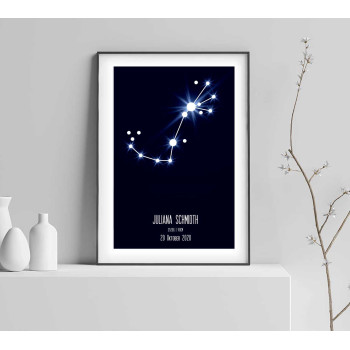 Skorpionen - Personlig stjärntecken affisch